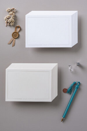 Korrespondenzkarte mit Rahmen