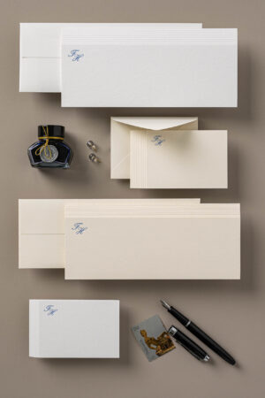 Letterpress Briefset Monogramm